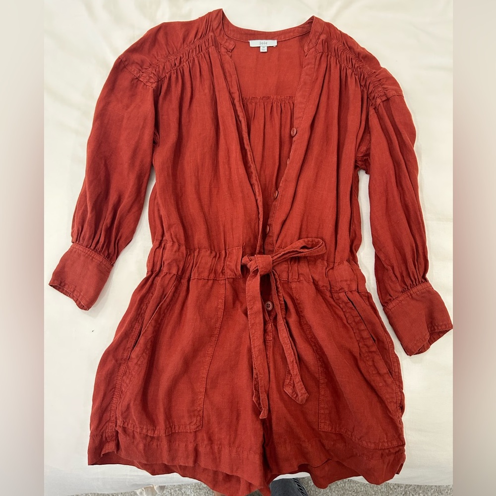 Joie linen romper